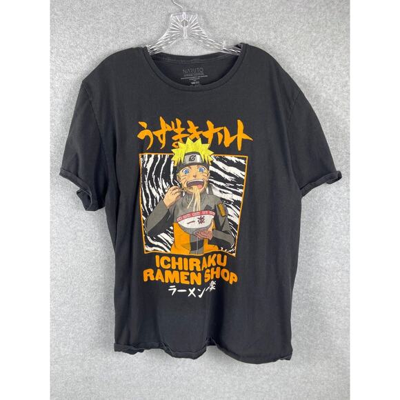 Naruto Ichiraku Ramen Shop T Shirt Men's Size 2XL Shippuden Collection Anime Tee - Picture 1 of 6